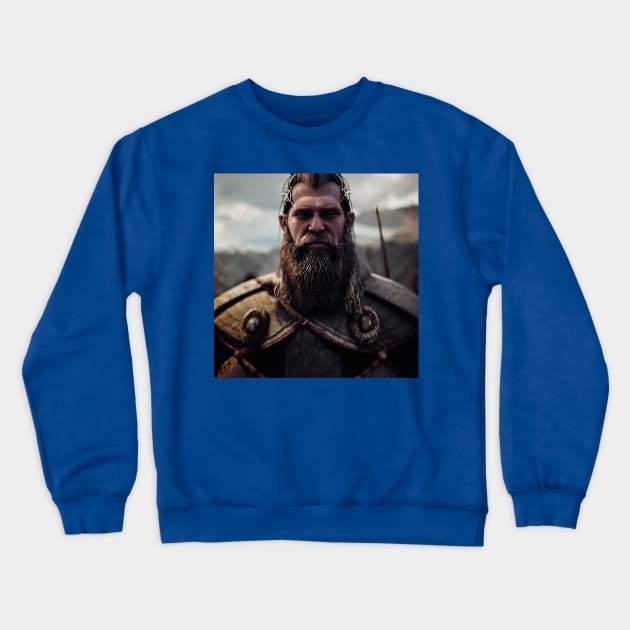 Viking Raider Crewneck Sweatshirt by Grassroots Green